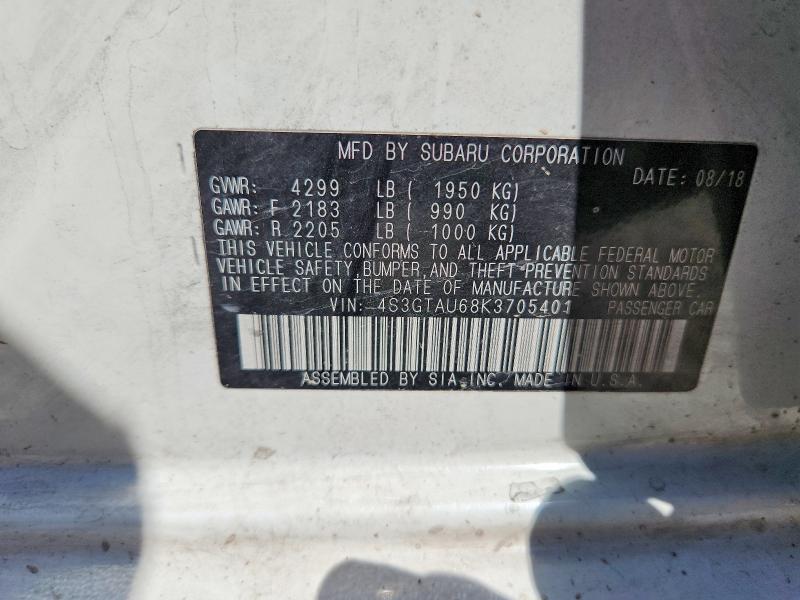 Продажа на аукционе авто 2019 Subaru Impreza, vin: 4S3GTAU68K3705401, номер лота: 60235676