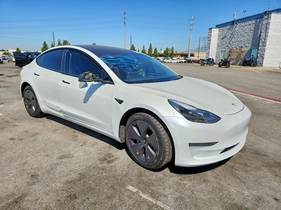 2023 Tesla Model 3 მანქანა იყიდება აუქციონზე, vin: 5YJ3E1EA4PF606046, აუქციონის ნომერი: 60645976