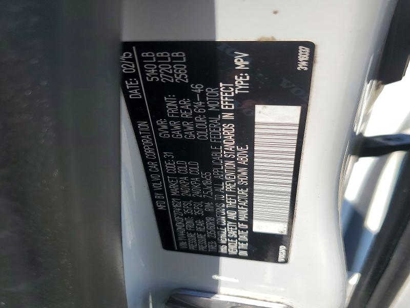 Aukcja sprzedaży 2015 Volvo Xc60, vin: YV440MDK0F2741621, numer aukcji: 61052136