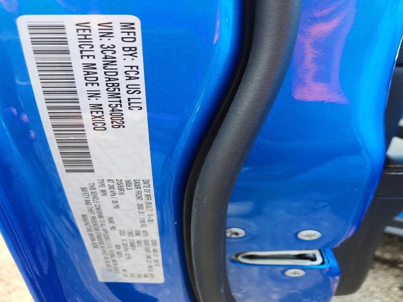 2021 Jeep Compass მანქანა იყიდება აუქციონზე, vin: 3C4NJDAB5MT540026, აუქციონის ნომერი: 61131846
