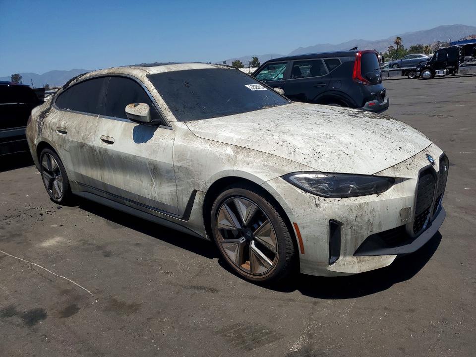 2024 Bmw I4 მანქანა იყიდება აუქციონზე, vin: WBY43AW09RFR86921, აუქციონის ნომერი: 62523616