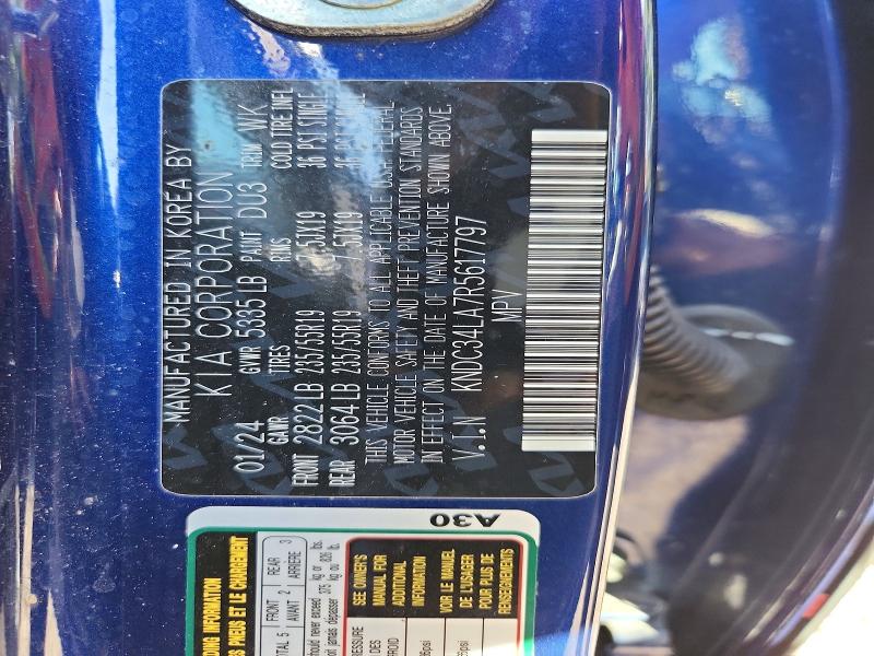 Продажа на аукционе авто 2024 Kia Ev6, vin: KNDC34LA7R5617797, номер лота: 62992566