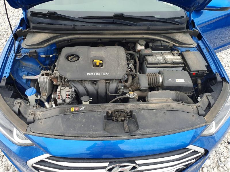 60145036 :رقم المزاد ، 5NPD74LF5JH343444 vin ، 2018 Hyundai Elantra مزاد بيع