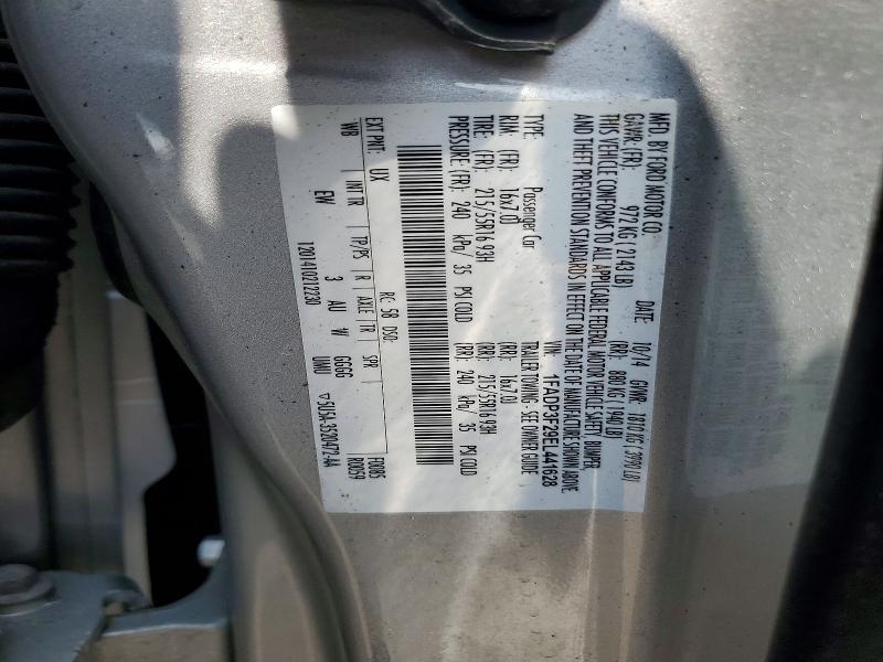 2014 Ford Focus მანქანა იყიდება აუქციონზე, vin: 1FADP3F29EL441628, აუქციონის ნომერი: 61909126
