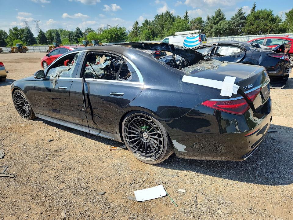 57414446 :رقم المزاد ، W1K6G7GB2NA129774 vin ، 2022 Mercedes-benz S مزاد بيع