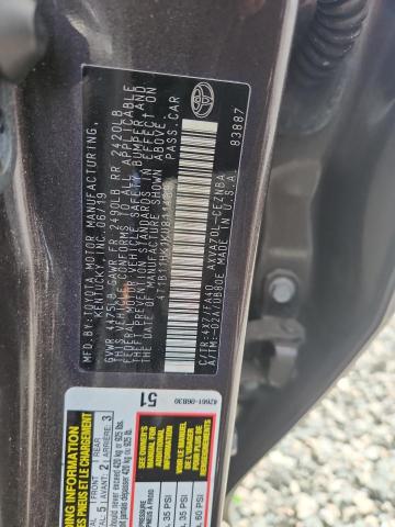Продажа на аукционе авто 2019 Toyota Camry, vin: 4T1B11HK1KU811489, номер лота: 60891316