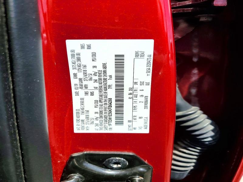 2019 Ford F150 მანქანა იყიდება აუქციონზე, vin: 1FTEW1E56KFB64268, აუქციონის ნომერი: 63337426