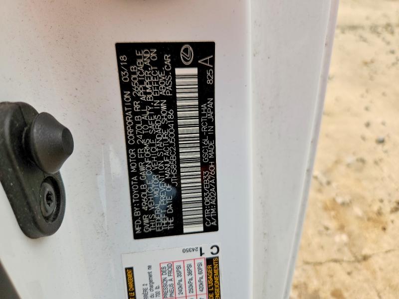 61048526 :رقم المزاد ، JTHS85BC2J5004186 vin ، 2018 Lexus Rc مزاد بيع