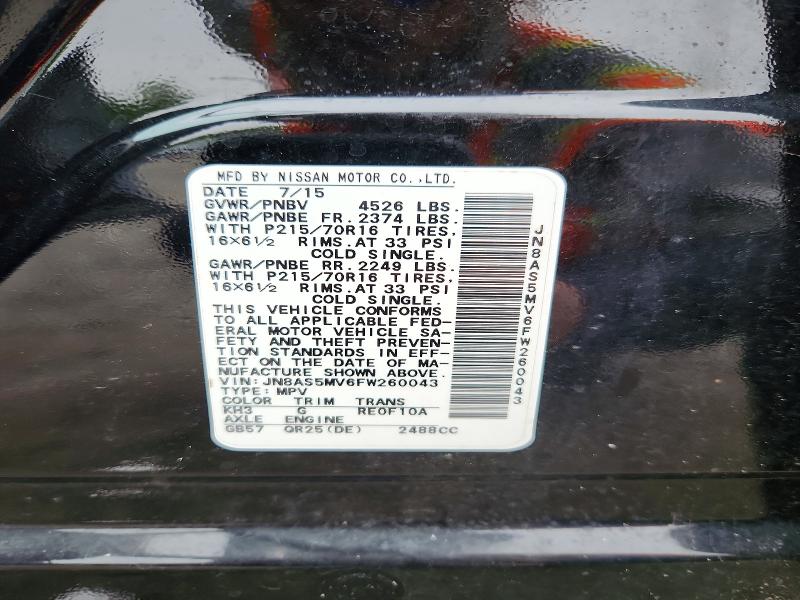 Aukcja sprzedaży 2015 Nissan Rogue Select, vin: JN8AS5MV6FW260043, numer aukcji: 61843976
