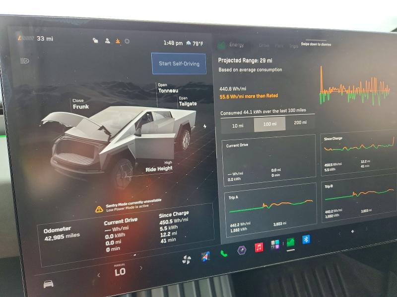 2024 Tesla Cybertruck მანქანა იყიდება აუქციონზე, vin: 7G2CEHED0RA033338, აუქციონის ნომერი: 61050336