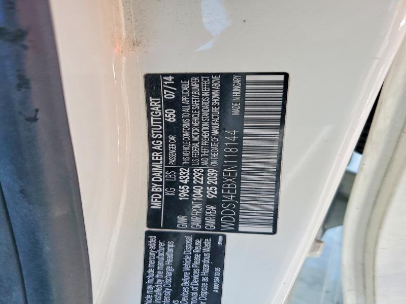 Продаж на аукціоні авто 2014 Mercedes-benz Cla, vin: WDDSJ4EBXEN118144, номер лоту: 60626486