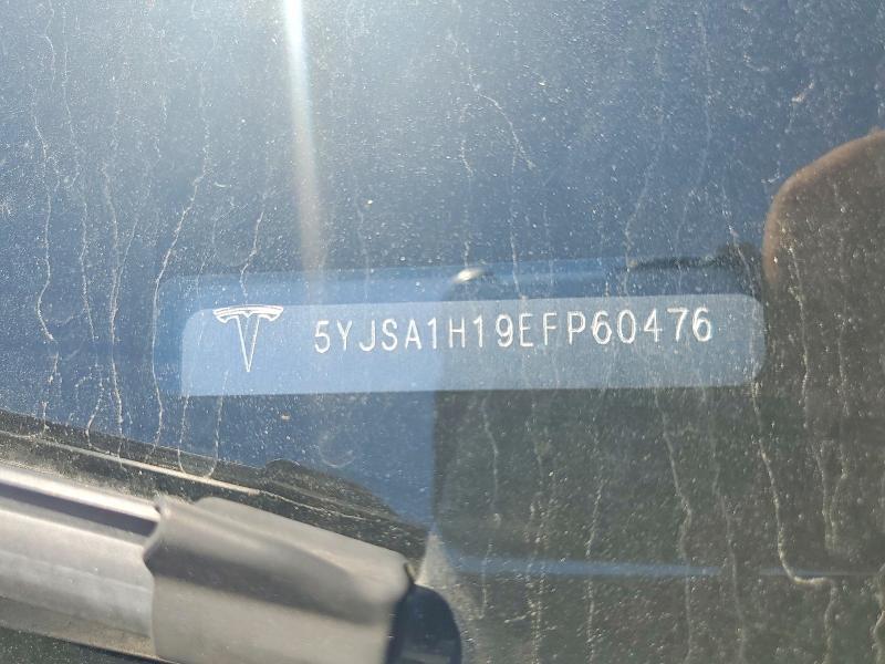 61983066 :رقم المزاد ، 5YJSA1H19EFP60476 vin ، 2014 Tesla Model S مزاد بيع