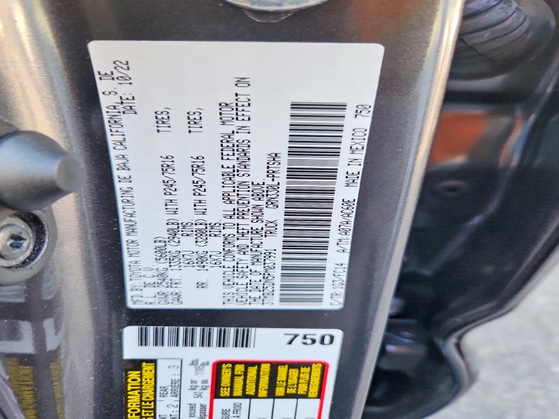 Продажа на аукционе авто 2023 Toyota Tacoma, vin: 3TMBZ5DN5PM037991, номер лота: 60696356