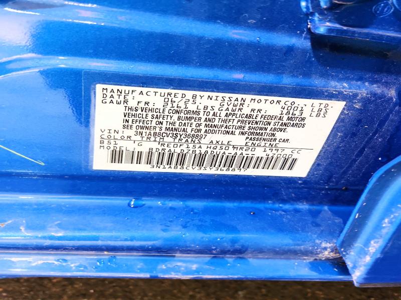 Продаж на аукціоні авто 2025 Nissan Sentra, vin: 3N1AB8CV3SY368897, номер лоту: 60471486