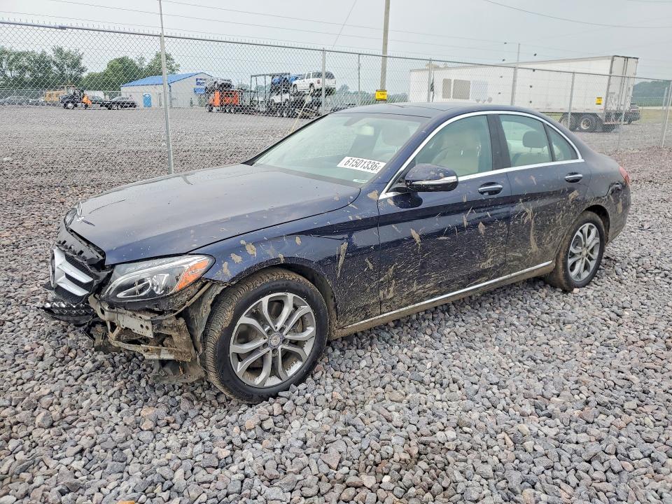 2015 Mercedes-benz C მანქანა იყიდება აუქციონზე, vin: 55SWF4KB5FU078989, აუქციონის ნომერი: 61501336
