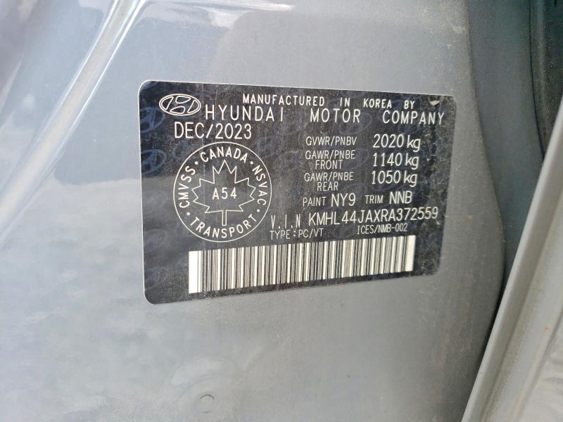 Продажа на аукционе авто 2024 Hyundai Sonata, vin: KMHL44JAXRA372559, номер лота: 61256496