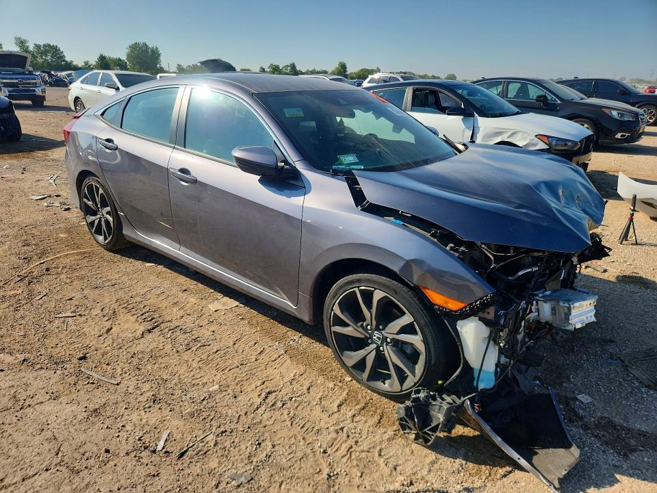 Продажа на аукционе авто 2019 Honda Civic, vin: 2HGFC2F8XKH595546, номер лота: 60008646