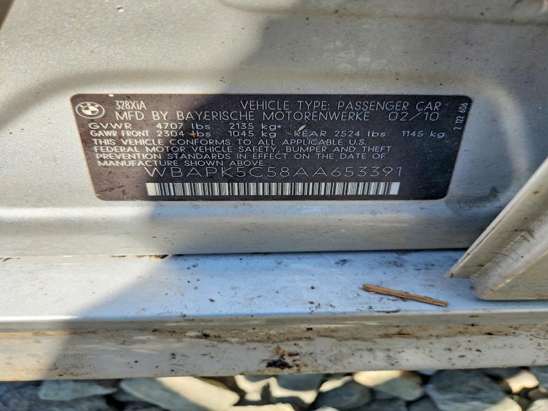 Продажа на аукционе авто 2010 Bmw 328, vin: WBAPK5C58AA653391, номер лота: 62028046