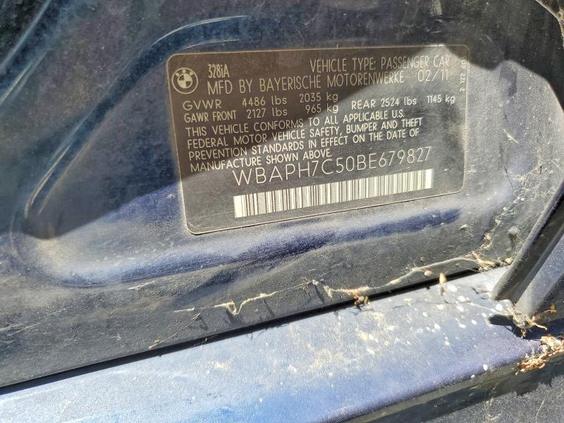 Продажа на аукционе авто 2011 Bmw 328, vin: WBAPH7C50BE679827, номер лота: 60720996