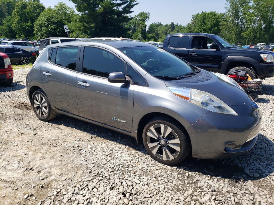 59905016 :رقم المزاد ، 1N4AZ0CP9FC320109 vin ، 2015 Nissan Leaf مزاد بيع