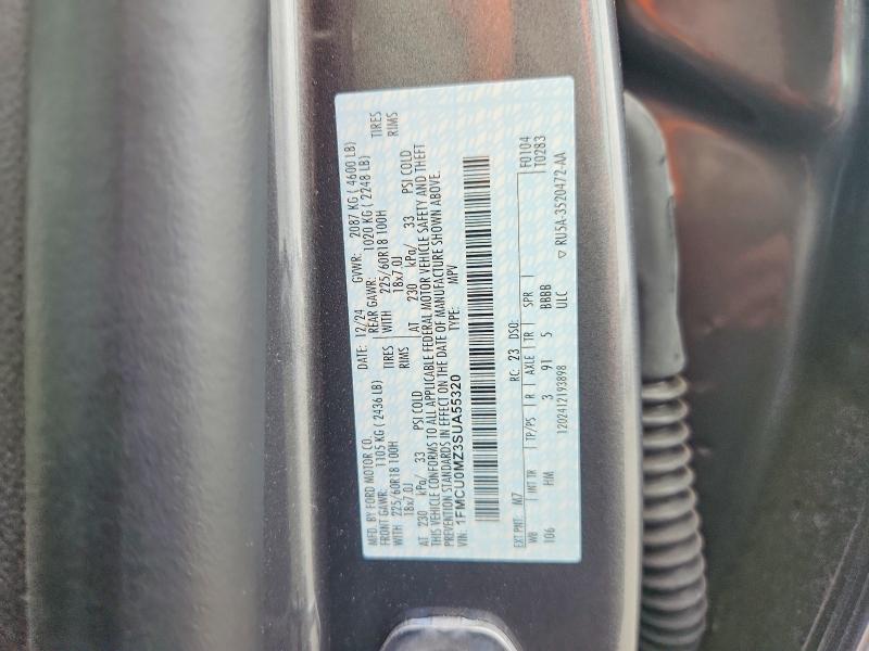 Aukcja sprzedaży 2025 Ford Escape, vin: 1FMCU0MZ3SUA55320, numer aukcji: 61962426