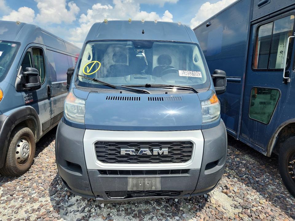 Продаж на аукціоні авто 2021 Ram Promaster 3500, vin: 3C6MRVJG1ME536654, номер лоту: 57853106