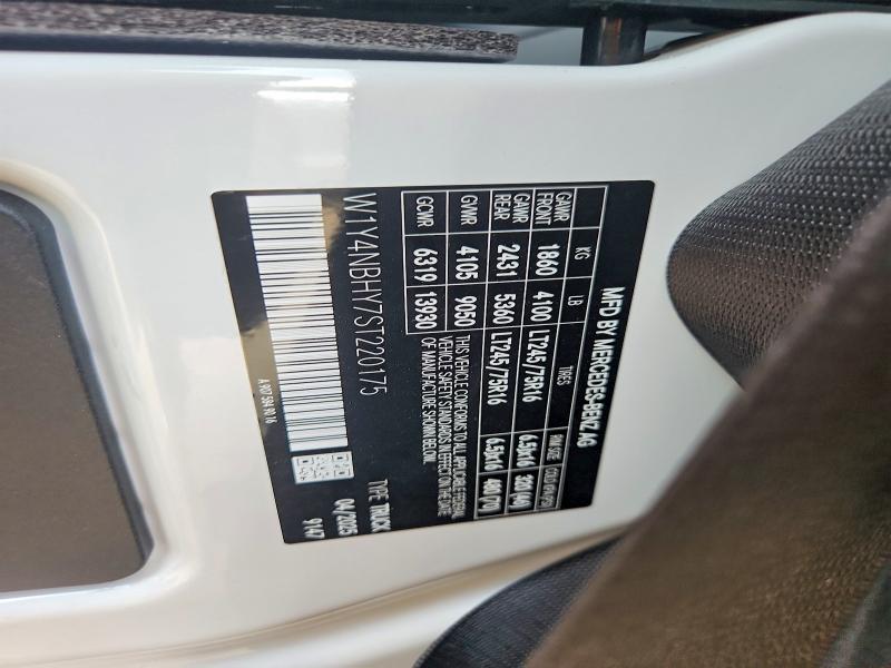 Продаж на аукціоні авто 2025 Mercedes-benz Sprinter, vin: W1Y4NBHY7ST220175, номер лоту: 60408016