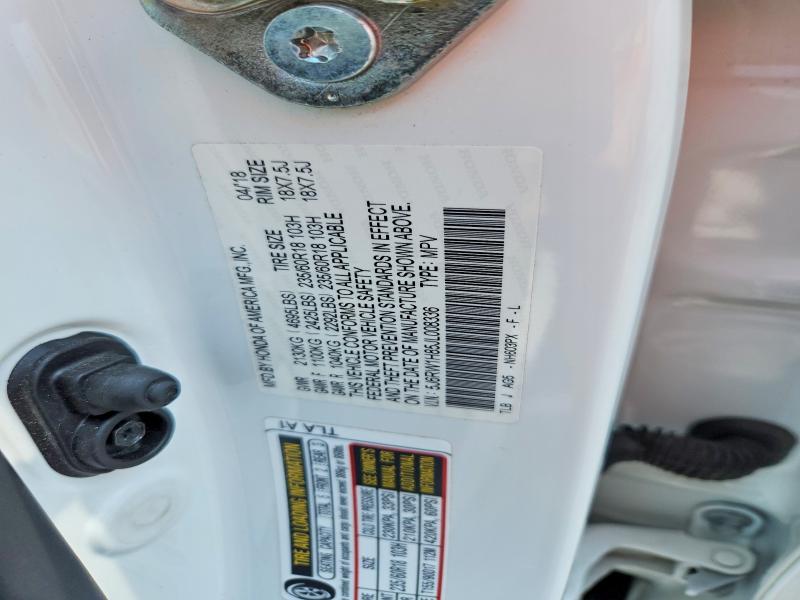 Aukcja sprzedaży 2018 Honda Cr-v, vin: 5J6RW1H85JL008336, numer aukcji: 62697346