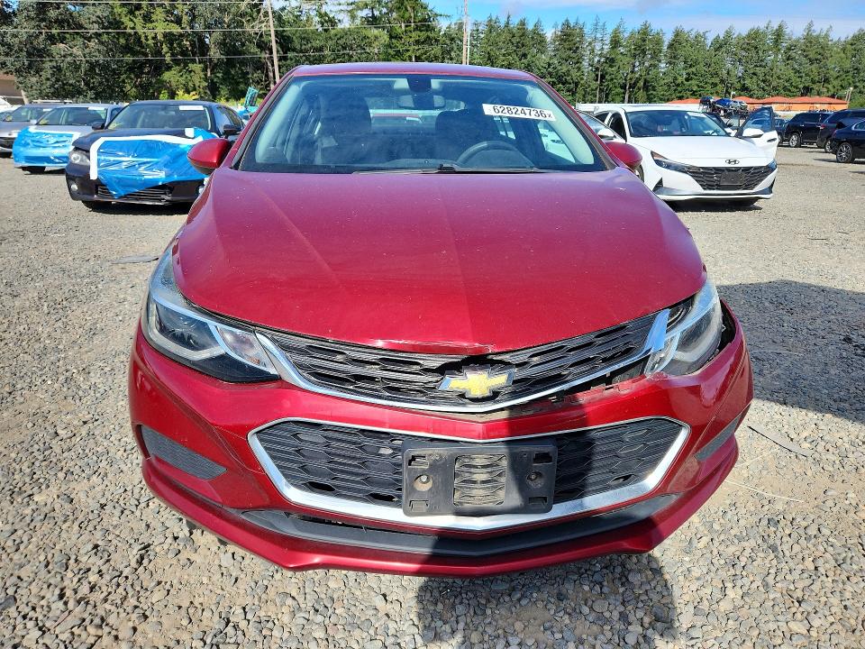 2018 Chevrolet Cruze მანქანა იყიდება აუქციონზე, vin: 1G1BE5SMXJ7125306, აუქციონის ნომერი: 62824736