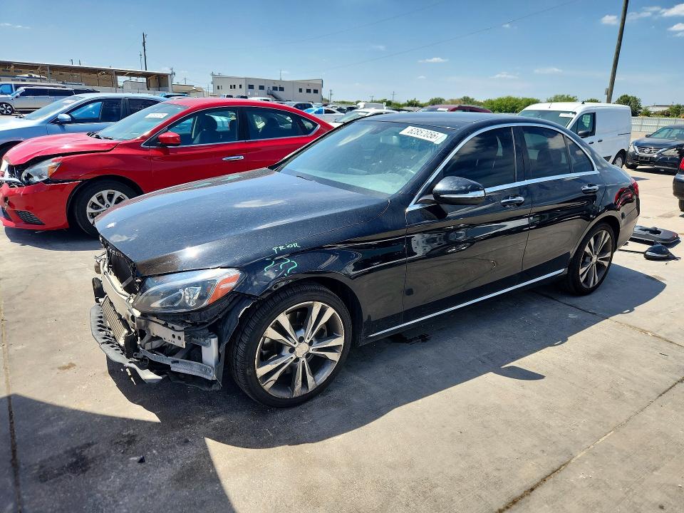 62852056 :رقم المزاد ، 55SWF4KB7FU025887 vin ، 2015 Mercedes-benz C مزاد بيع