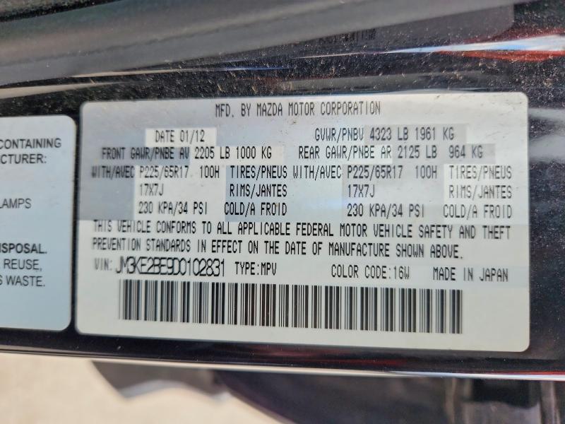 Aukcja sprzedaży 2013 Mazda Cx-5, vin: JM3KE2BE9D0102831, numer aukcji: 60860036
