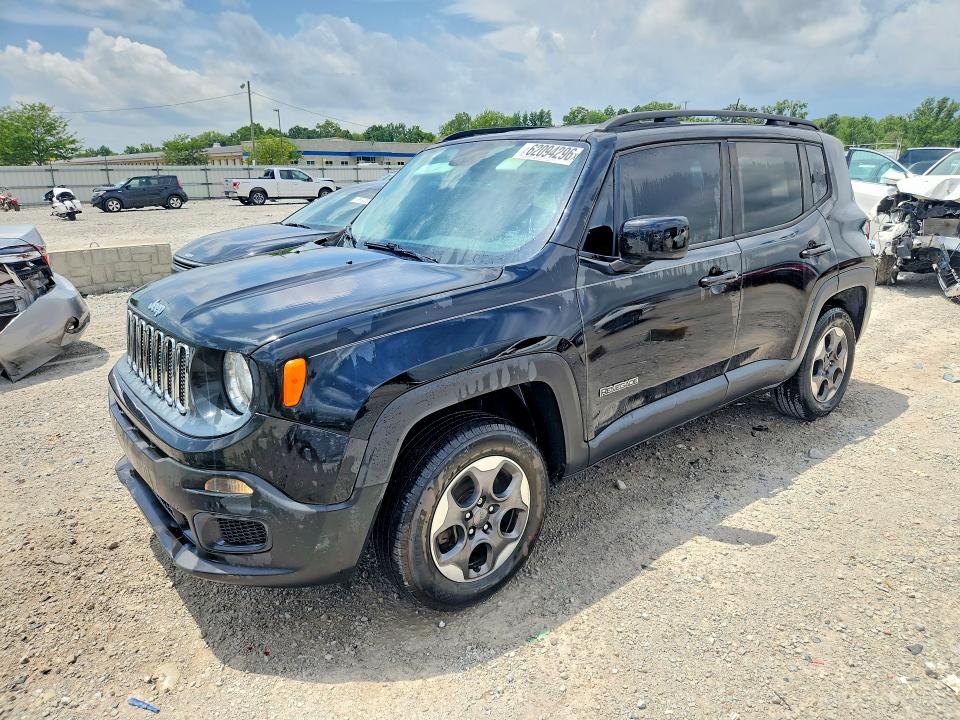 2016 Jeep Renegade მანქანა იყიდება აუქციონზე, vin: ZACCJBAT3GPD87551, აუქციონის ნომერი: 62094296