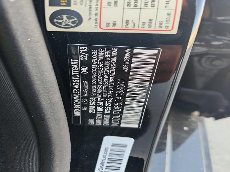 61483776 :رقم المزاد ، WDDLJ7DB5DA088001 vin ، 2013 Mercedes-benz Cls مزاد بيع