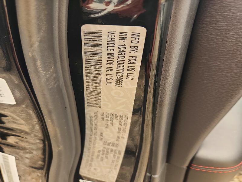 Aukcja sprzedaży 2026 Dodge Durango, vin: 1C4RDJDG0TC246557, numer aukcji: 61297456