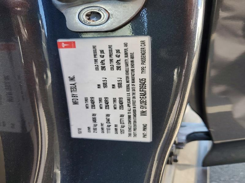 2018 Tesla Model 3 მანქანა იყიდება აუქციონზე, vin: 5YJ3E1EA8JF059435, აუქციონის ნომერი: 62112226