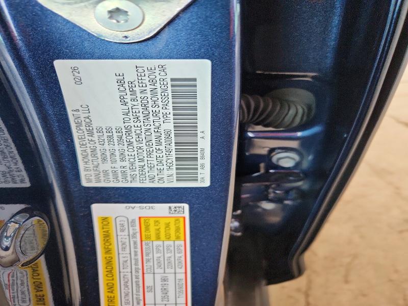 Продажа на аукционе авто 2026 Honda Accord, vin: 1HGCY1F49TA008460, номер лота: 60388166