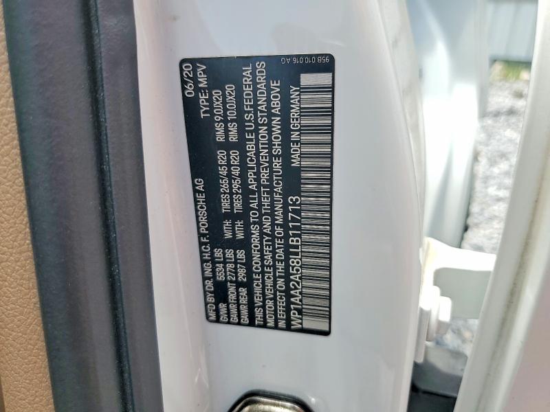 Продаж на аукціоні авто 2020 Porsche Macan, vin: WP1AA2A58LLB11713, номер лоту: 60971956