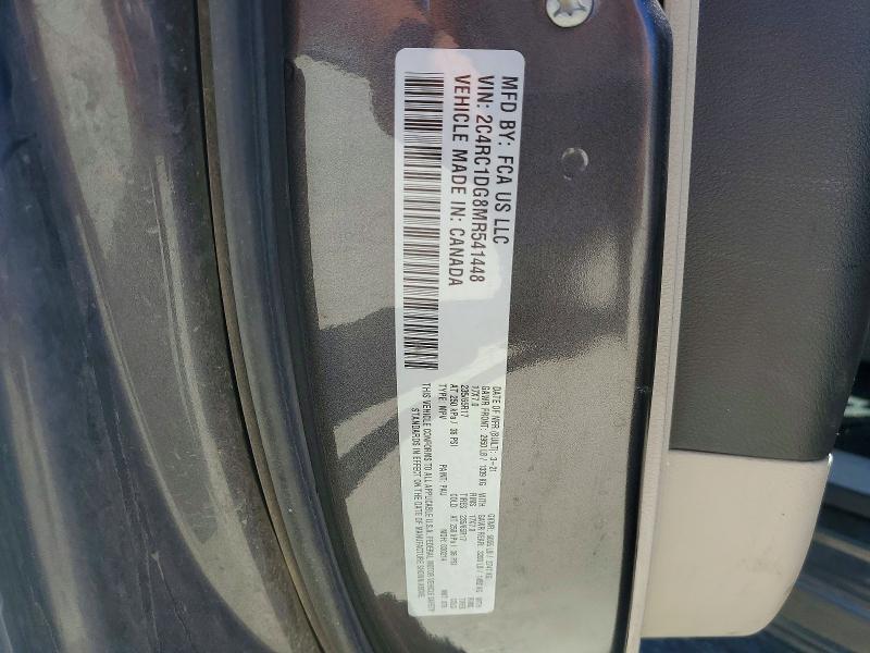 Продажа на аукционе авто 2021 Chrysler Voyager, vin: 2C4RC1DG8MR541448, номер лота: 61557956