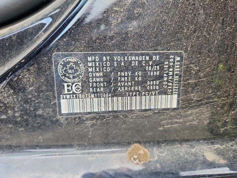 Aukcja sprzedaży 2025 Volkswagen Jetta, vin: 3VWSX7BU7SM110084, numer aukcji: 62629116