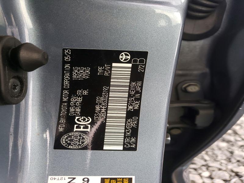 63176356 :رقم المزاد ، JTDBDMHE8S3023192 vin ، 2025 Toyota Corolla مزاد بيع
