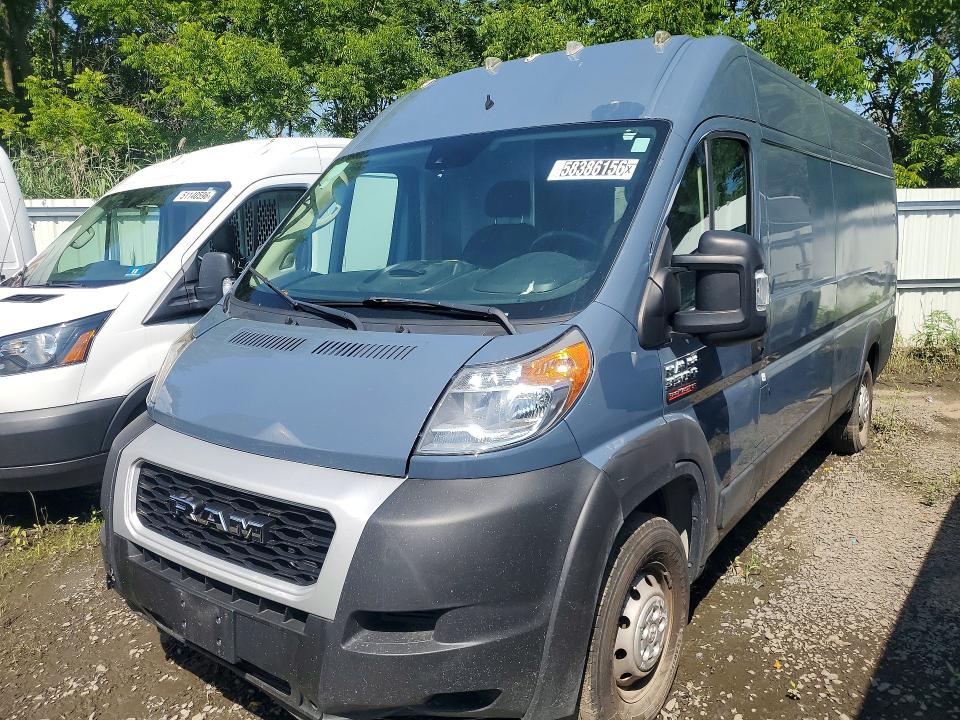 2021 Ram Promaster 3500 მანქანა იყიდება აუქციონზე, vin: 3C6MRVJG1ME550389, აუქციონის ნომერი: 58386156