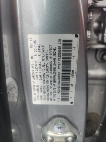 Продаж на аукціоні авто 2010 Honda Accord, vin: 1HGCP2F31AA190300, номер лоту: 59647116