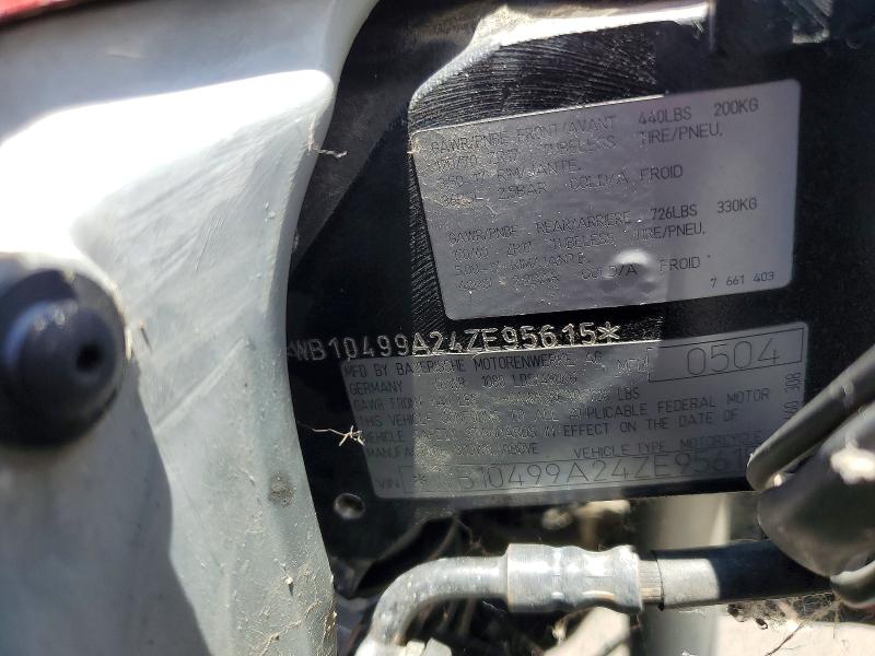 Продажа на аукционе авто 2004 Bmw R1150, vin: WB10499A24ZE95615, номер лота: 58913306