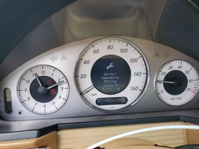2009 Mercedes-benz E მანქანა იყიდება აუქციონზე, vin: WDBUF56X99B361910, აუქციონის ნომერი: 59297946