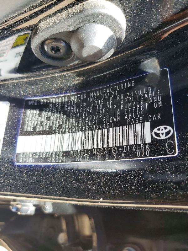 Продаж на аукціоні авто 2024 Toyota Corolla, vin: 5YFB4MDEXRP174400, номер лоту: 61207916