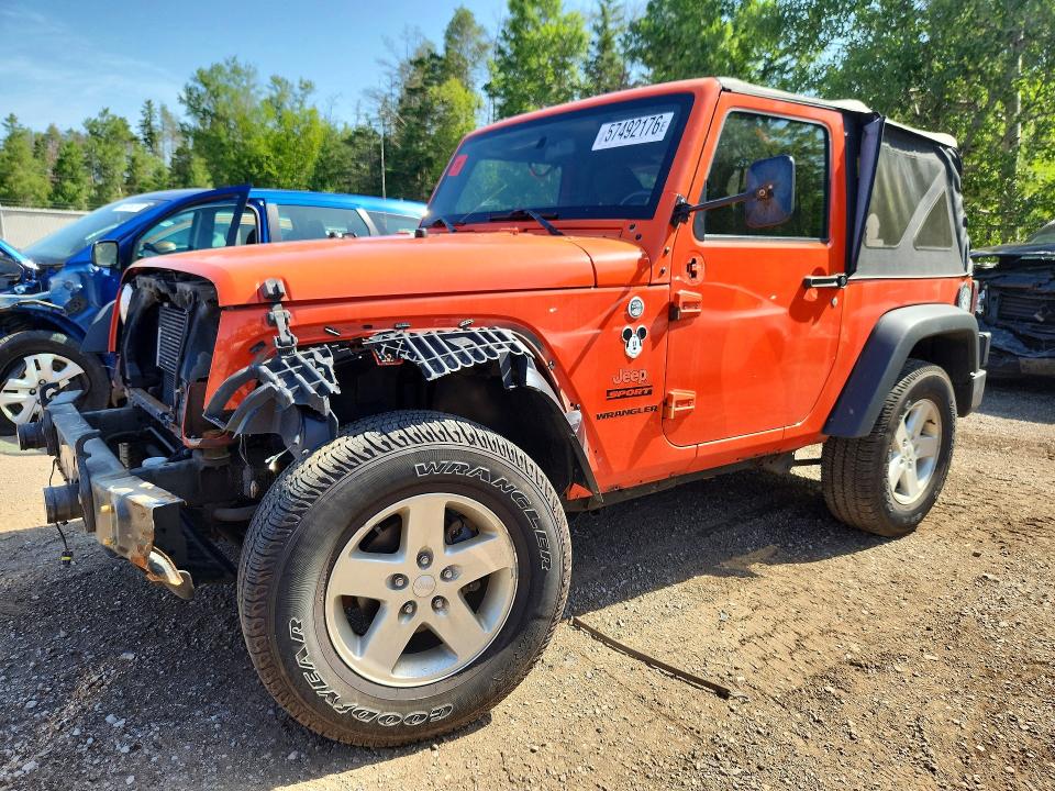 Продажа на аукционе авто 2015 Jeep Wrangler, vin: 1C4AJWAG0FL721104, номер лота: 57492176