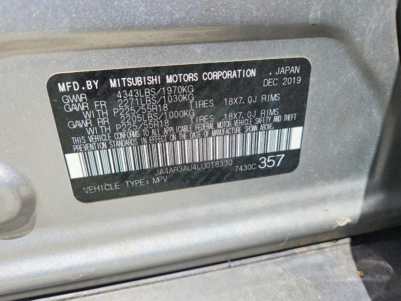 Продажа на аукционе авто 2020 Mitsubishi Outlander Sport, vin: JA4AR3AU4LU018330, номер лота: 60066286