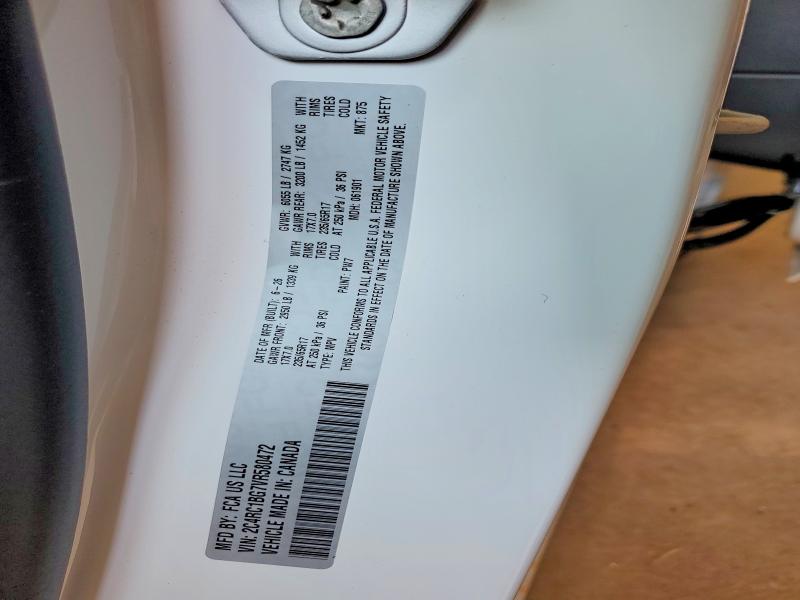 Aukcja sprzedaży 2027 Chrysler Pacifica, vin: 2C4RC1BG7VR580472, numer aukcji: 63543136