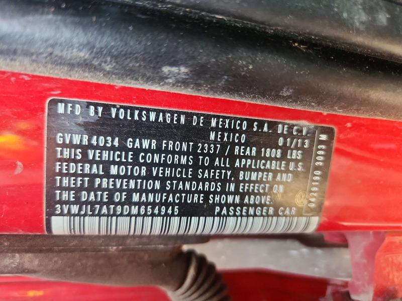Продаж на аукціоні авто 2013 Volkswagen Beetle, vin: 3VWJL7AT9DM654945, номер лоту: 62418006