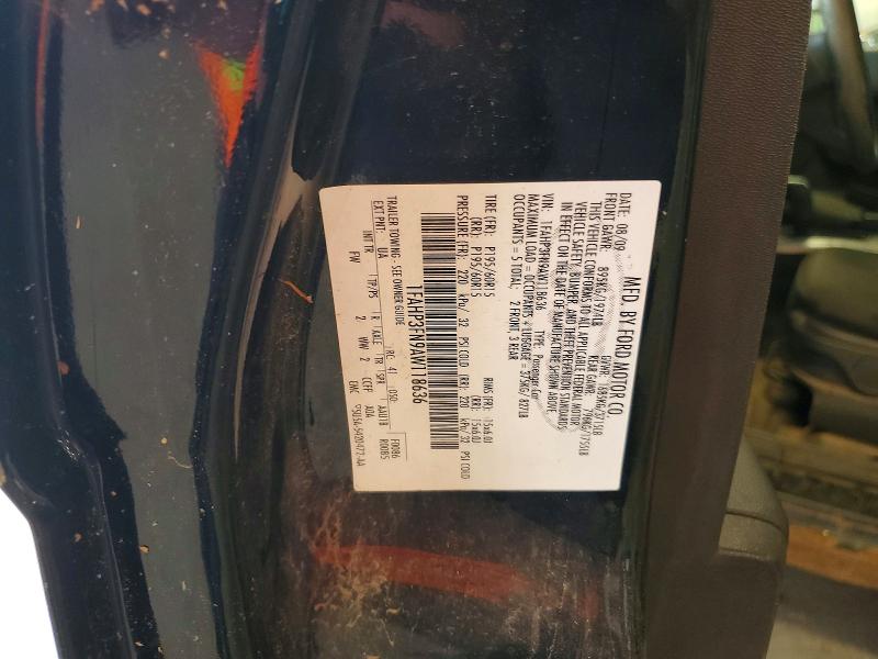 2010 Ford Focus მანქანა იყიდება აუქციონზე, vin: 1FAHP3FN9AW118636, აუქციონის ნომერი: 62074486